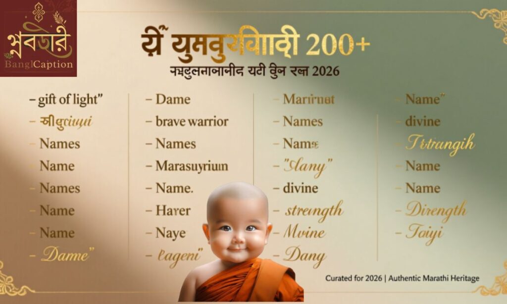 Best 200+ Marathi Baby Boy Names দ দিয়ে 2026  অর্থপূর্ণ ও আধুনিক নামের তালিকা