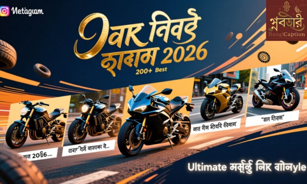 Bike Captions: 200+ Best বাইক নিয়ে ক্যাপশন ২০২৬ – Ultimate শখের বাইক স্টাইল