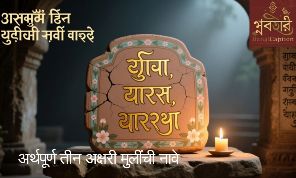 अर्थपूर्ण तीन अक्षरी मुलींची नावे