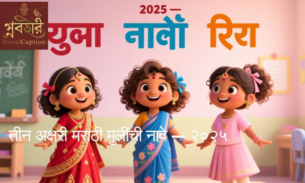 तीन अक्षरी मराठी मुलींची नावे – २०२५