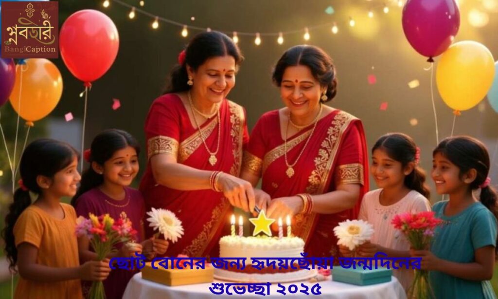 ছোট বোনের জন্য হৃদয়ছোঁয়া জন্মদিনের শুভেচ্ছা ২০২৫