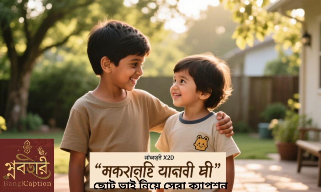 ছোট ভাই নিয়ে সেরা ক্যাপশন