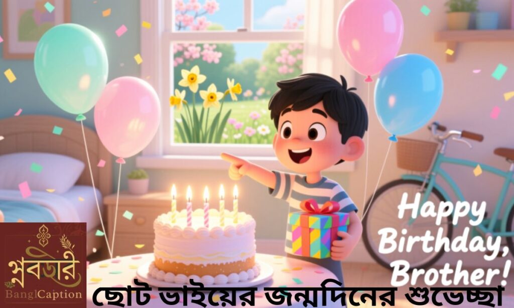 ছোট ভাইয়ের জন্মদিনের শুভেচ্ছা