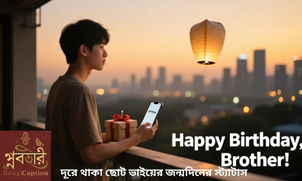দূরে থাকা ছোট ভাইয়ের জন্মদিনের স্ট্যাটাস