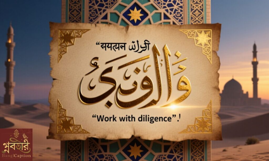 পরিশ্রম নিয়ে ইসলামিক উক্তি
