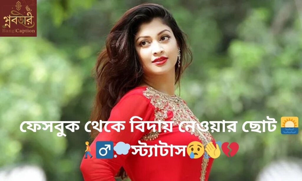 ফেসবুক থেকে বিদায় নেওয়ার ছোট স্ট্যাটাস