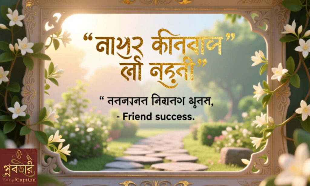 বন্ধুর সফলতা নিয়ে উক্তি