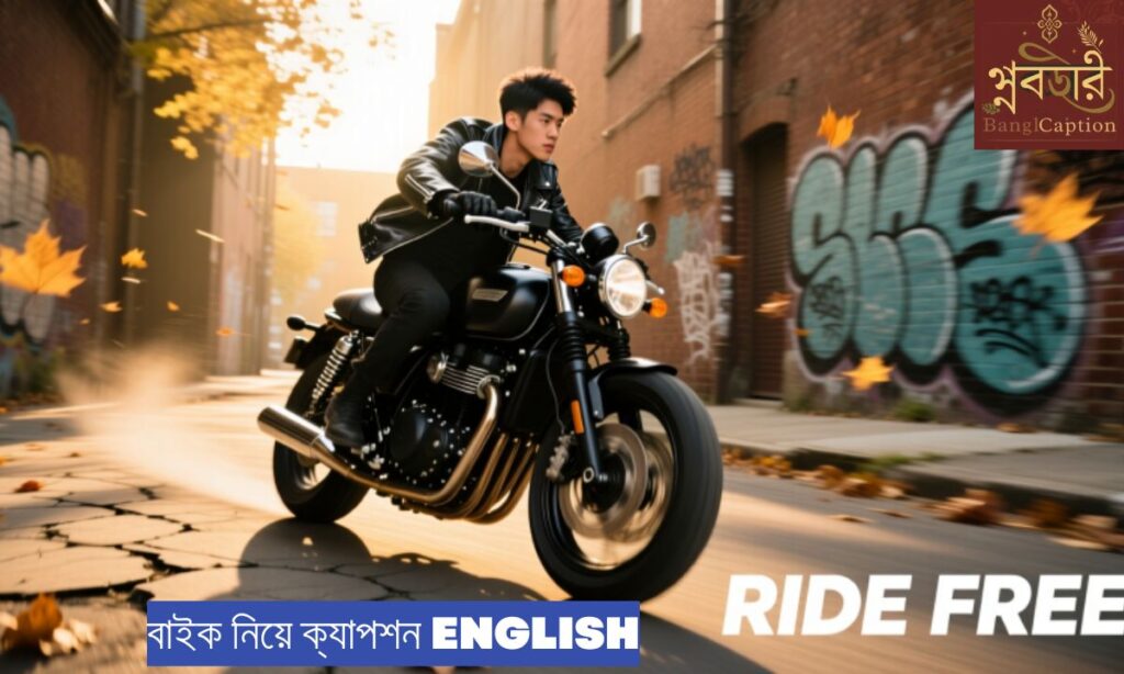 বাইক নিয়ে ক্যাপশন English