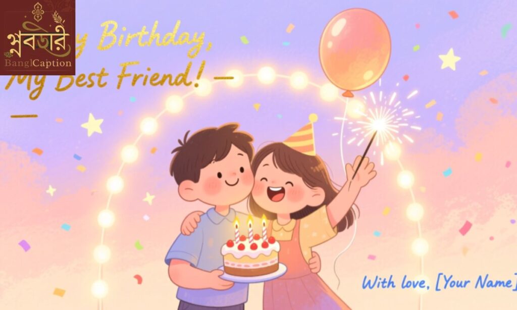 বেস্ট ফ্রেন্ডের জন্মদিনের শুভেচ্ছা