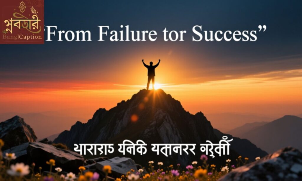 ব্যর্থতা থেকে সফলতার উক্তি