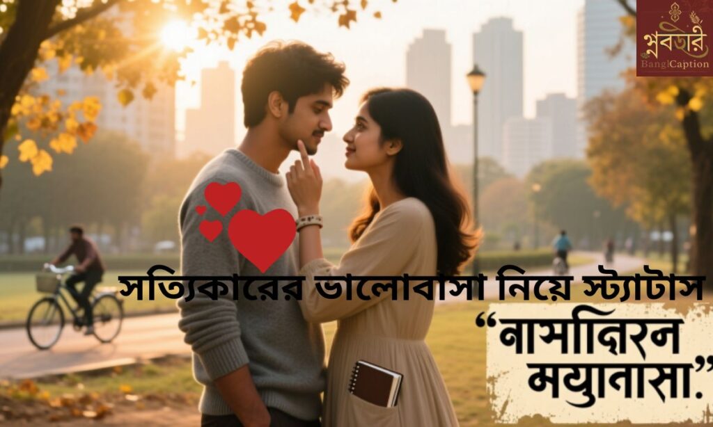 সত্যিকারের ভালোবাসা নিয়ে স্ট্যাটাস