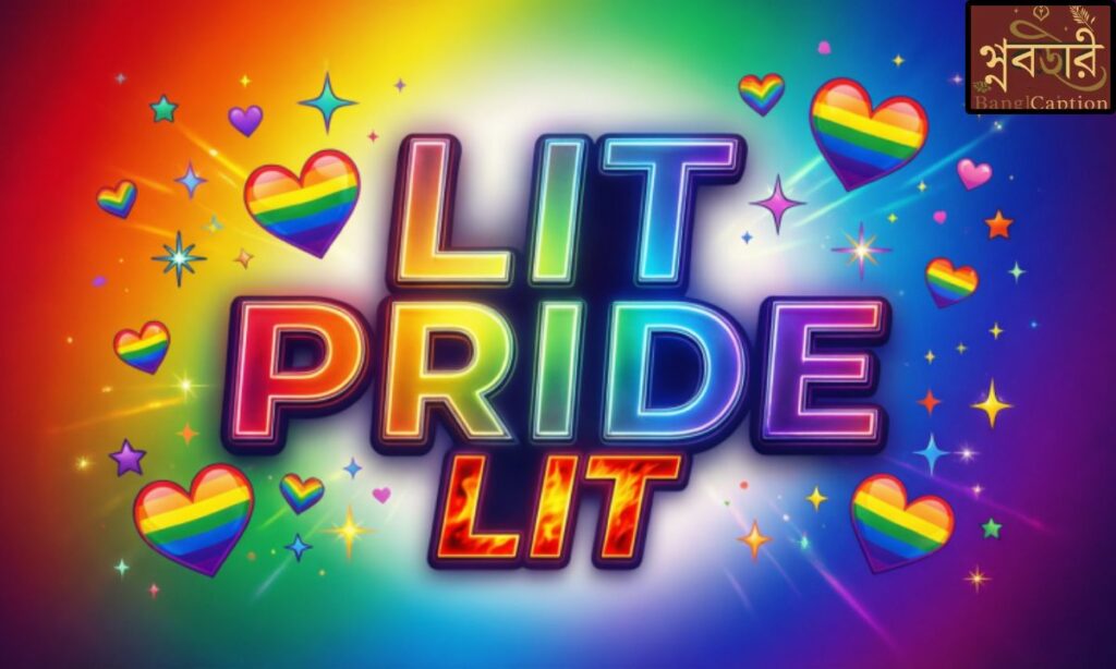 Lit Pride Captions for Instagram