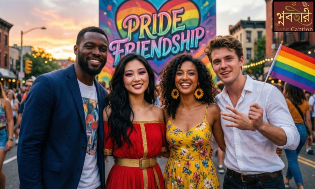 Pride Captions with Friends