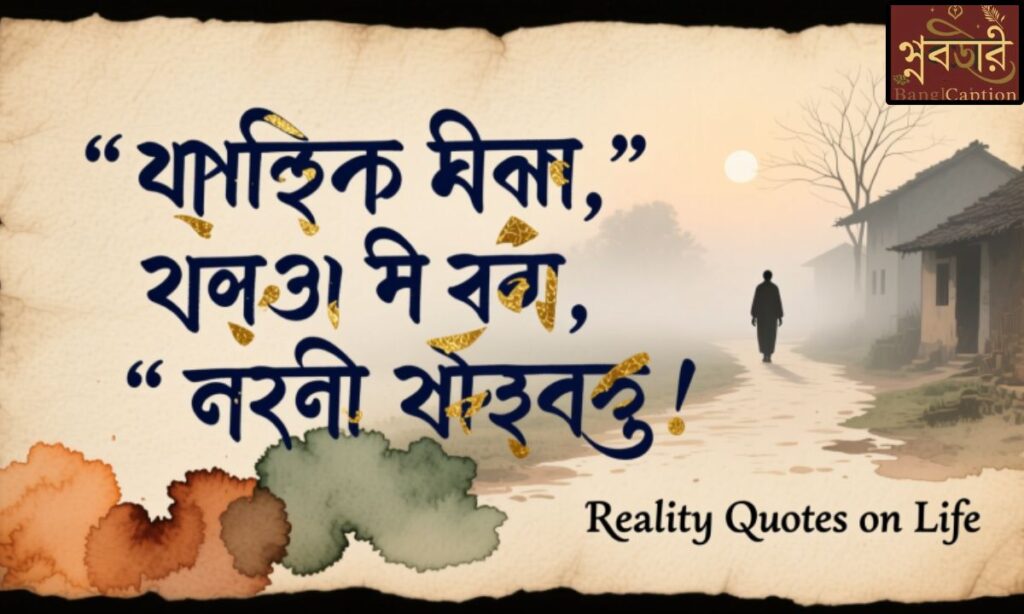 Reality Quotes on Life (Bangla)