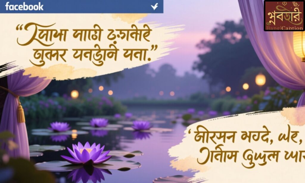 Top Bengali Facebook Captions for Love & Heart