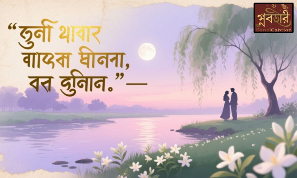 Two Line Romantic Status in Bangla মিষ্টি প্রেমের SMS ও ক্যাপশন ২০২৬