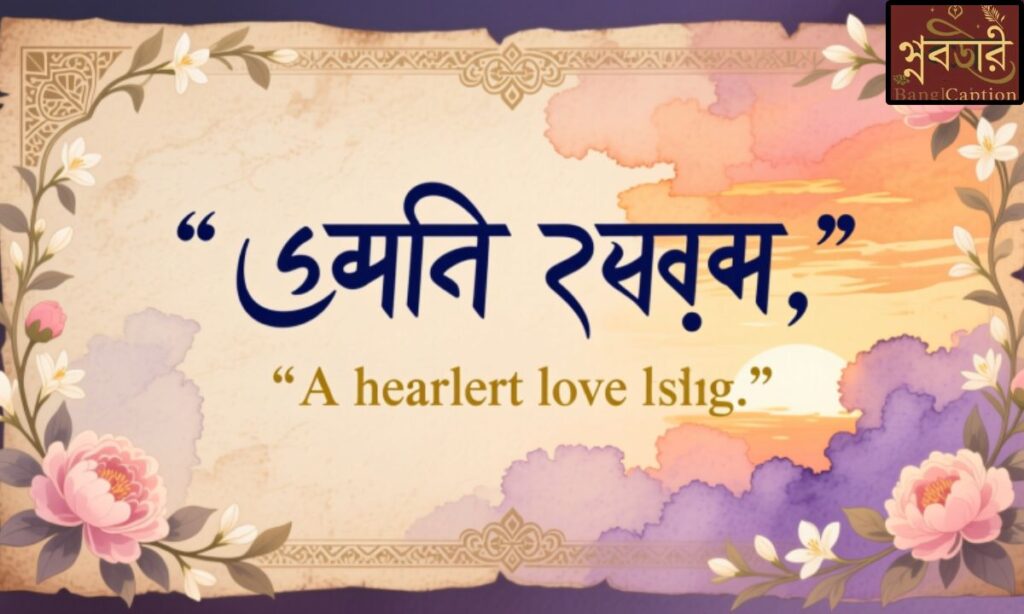 ইংরেজি অর্থসহ বাংলা প্রেমের উক্তি