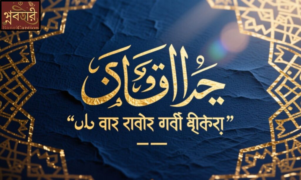 ইসলামিক শর্ট ক্যাপশন বাংলা