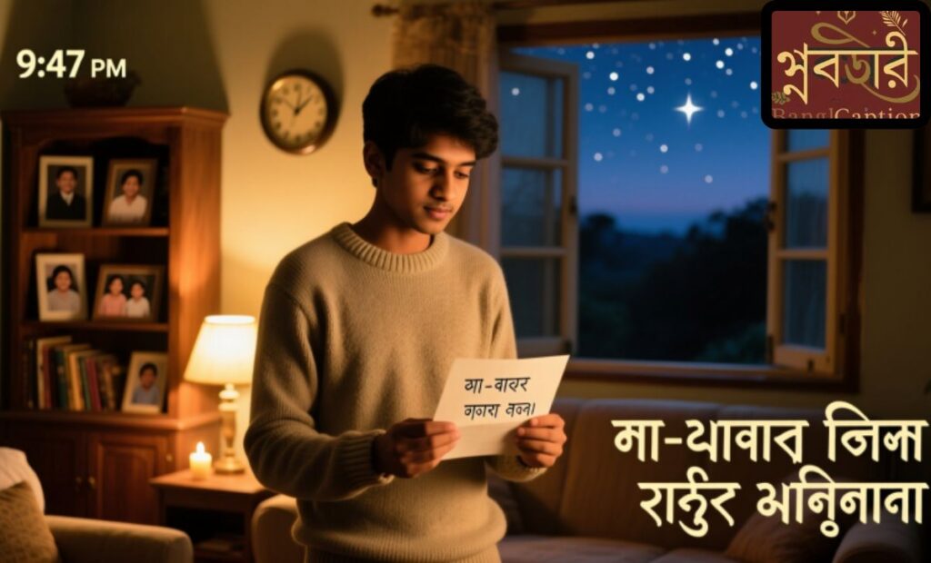 মা-বাবার জন্য রাতের শুভেচ্ছা