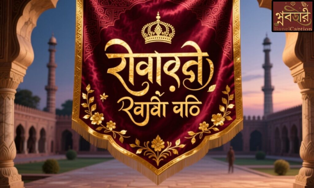 রাজার মতো Attitude Caption Bangla