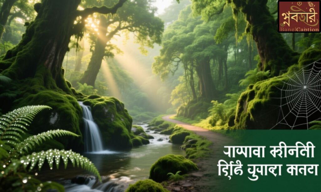 সবুজ প্রকৃতি নিয়ে সুন্দর ক্যাপশন