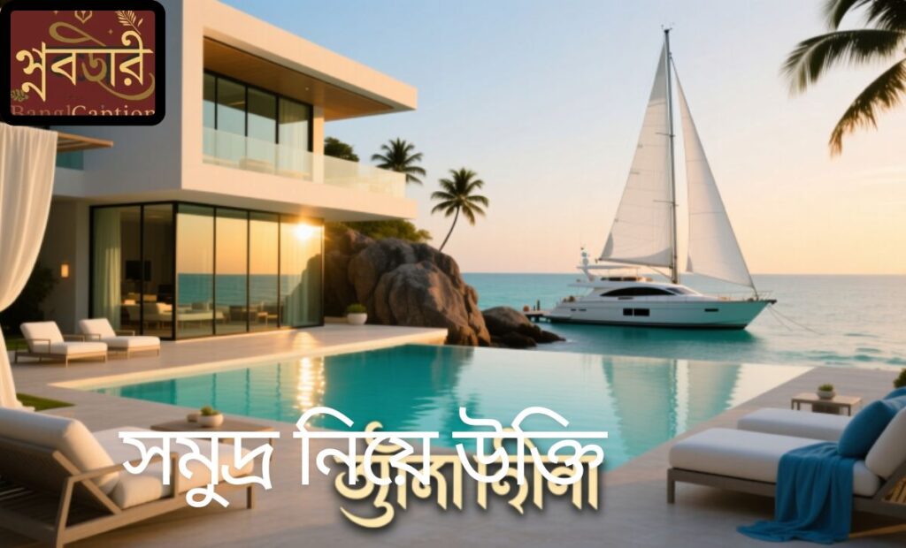 সমুদ্র বিলাস সমুদ্র নিয়ে ক্যাপশন