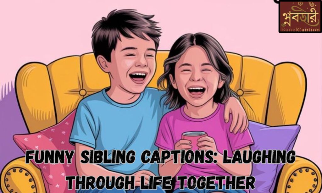 Funny Sibling Captions: Laughing Through Life Together